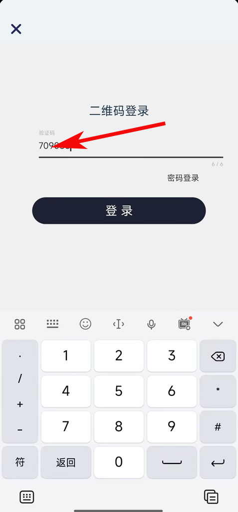 输入验证码